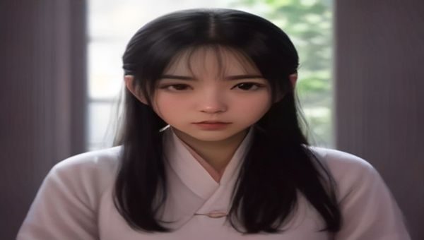 一位女性职场人在办公室认真阅读关于男人和女人职场差异的研究报告，桌上有笔记本和咖啡，光线温暖专注